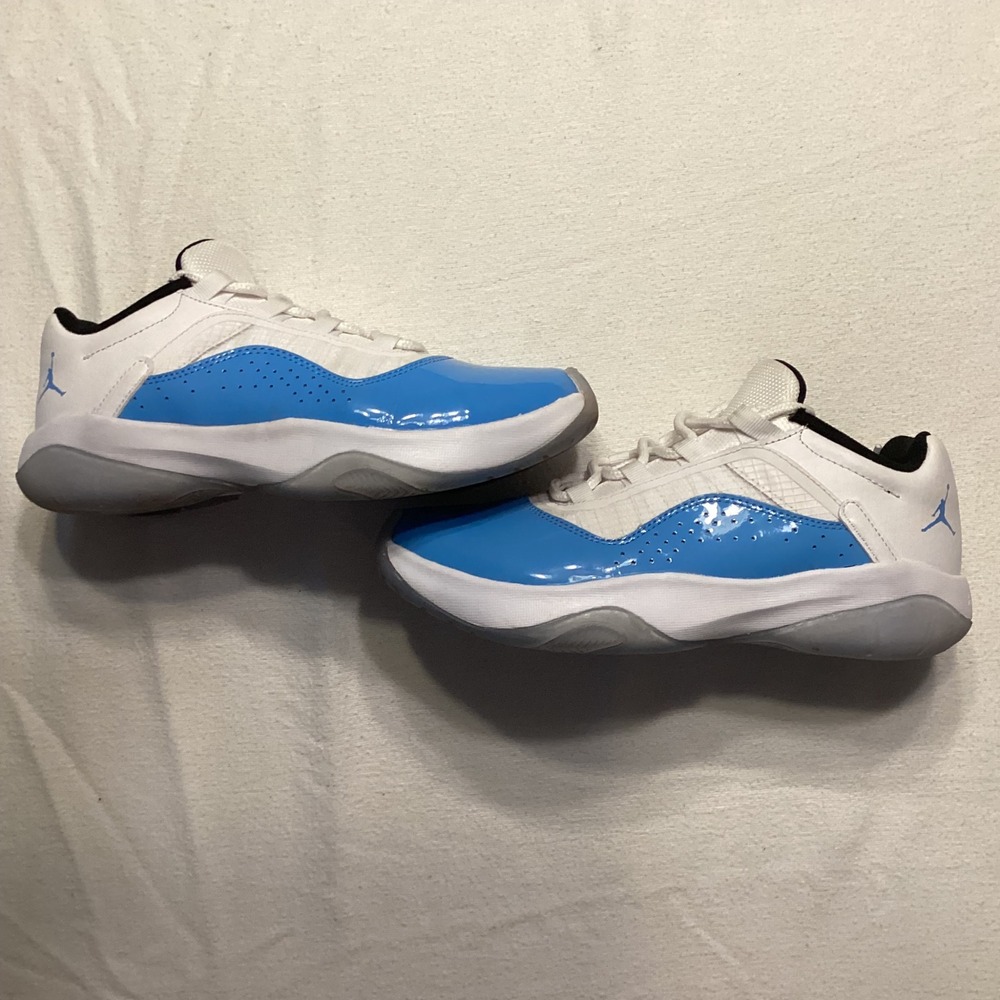 Jordan CMFT Viz Air 11 Kids White University Blue Sneakers 444905-104